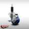 Service Caster 3'' SS Blue Poly Swivel 1-1/8'' Expanding Stem Caster with Brake SCC-SSEX20S314-PPUB-BLUE-TLB-118 - alternate 4